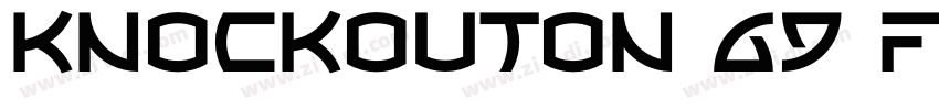 KnockoutON 69 Full字体转换